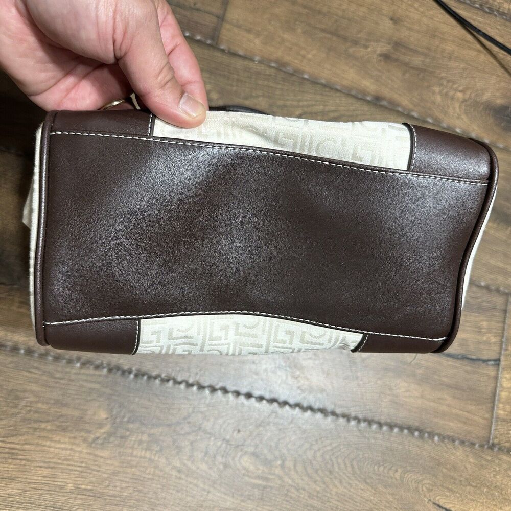 Liz Claiborne Small Purse Handbag Beige Pre Owned SZ 10x6 inches - Picture 8 of 12